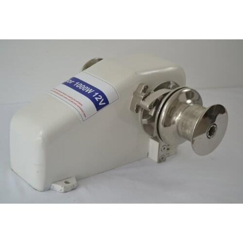 12V 24V 1600W Horizontal Anchor Winch Windlass With Twin Capstan For Boat 59ft to 66ft A1612