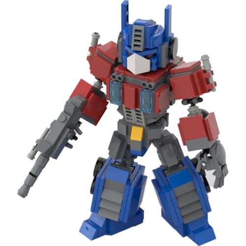MOC Warriorals Deformation Armor Robot Fighting Building Block Model Comics Demon Amuro Driving Bricks Toys Anime Children Gift
