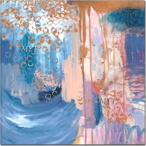 New Arrival Abstract Colorful Oil Painting Canvas Art No Frame Wall Decoration Art 1 Panel Set Canvas Picture Artwork For Gift