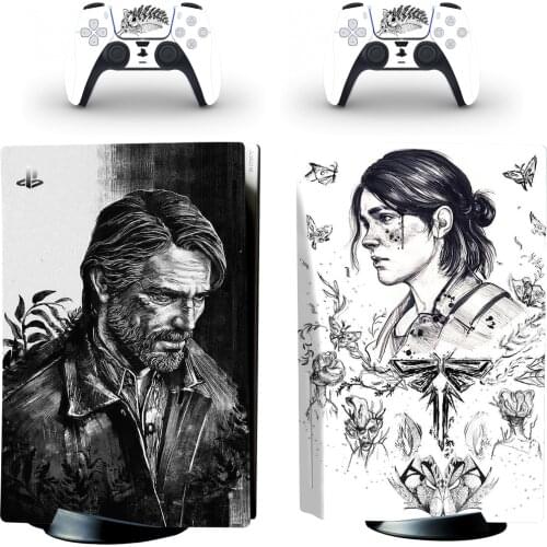 The Last of Us Part 2 PS5 Standard Disc Skin Sticker Decal Cover for PlayStation 5 Console & Controllers PS5 Disk Skin Sticker