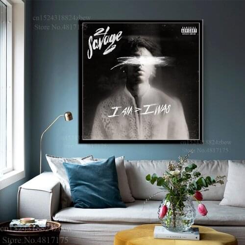 21 Savage Poster Rapper Singer Music Album How to Ball I Am I Was Immortal Canvas Painting Wall Posters and Prints Home Decor