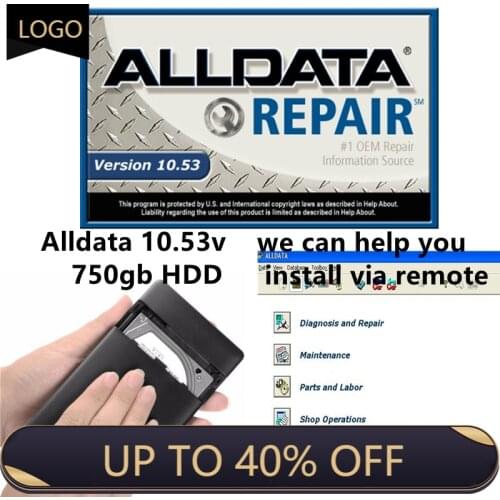 Alldata Software V10.53 Auto Repair Software Work For Most Car Vehicles Alldata Software Car Repair Data Software With 750gb HDD