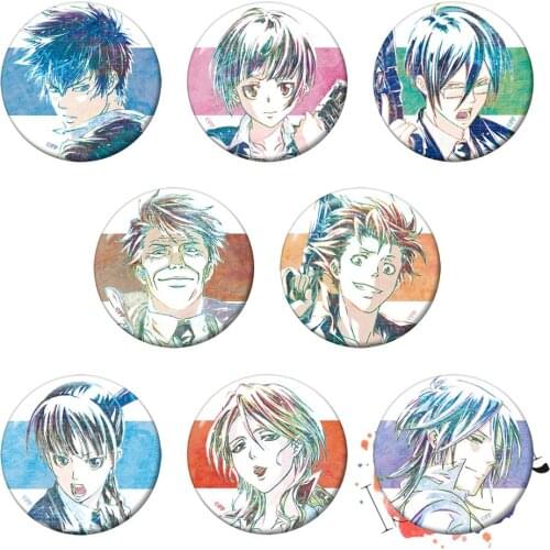 Psycho-Pass Anime Kougami Shin'ya Tsunemori Akane Ginoza Nobuchika Kagari Shuusei Kunizuka Yayoi Metal Badge Brooch Pins