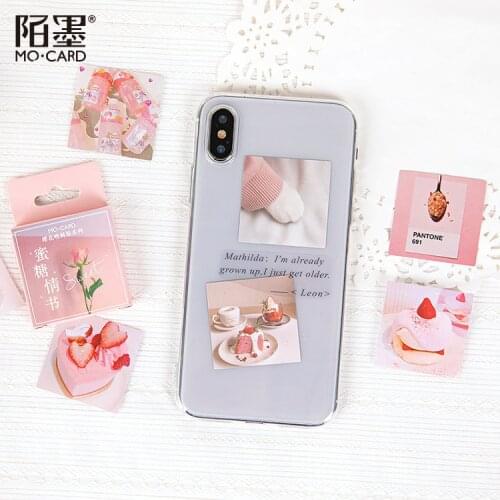 45pcs Romantic Sakura Series Boxed Journal Stickers Scrapbooking Material Stationery Sticker School Supplies Korean Stationery