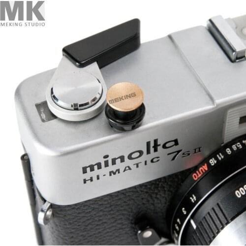 Selens Colorful Digital Camera Soft Shutter Button with screw Gold Concave For Leica Rolleiflex Fuji Nikon Canon Hasselblad