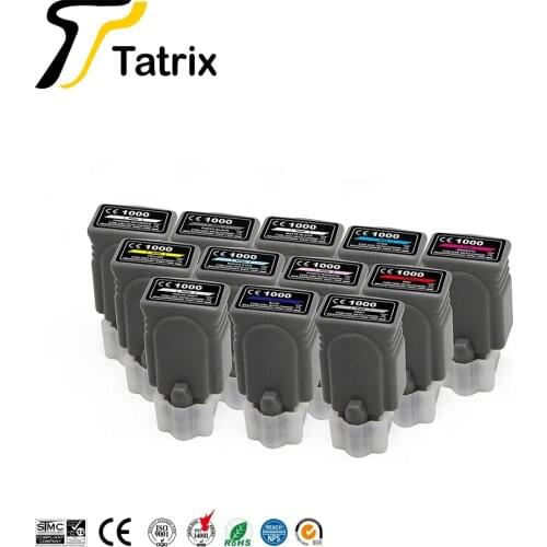 Tatrix PFI-1000 PFI1000 Premium Compatible Printer Color Ink Cartridge for Canon imagePROGRAF PRO-1000 PRO 1000