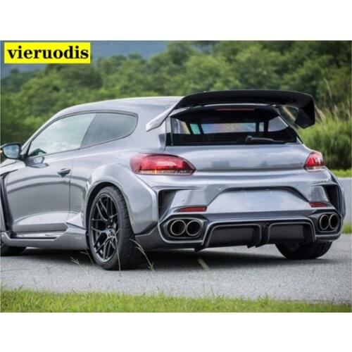 ABS Plastic Rear roof Lip Wing spoiler For Volkswagen Scirocco 2010
