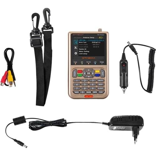 V8 Finder Meter DVB-S2/S2X Satellite Meter Satellite Finder satfinder Digital Sat locator