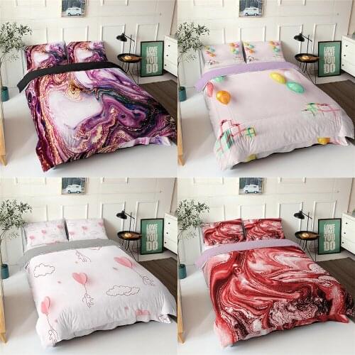 2021 3D Bed Duvet Cover Pillowcases Kids Adults Comfortable Quilt Covers Sets Twin Full Queen King Double Sizes Bedclothes