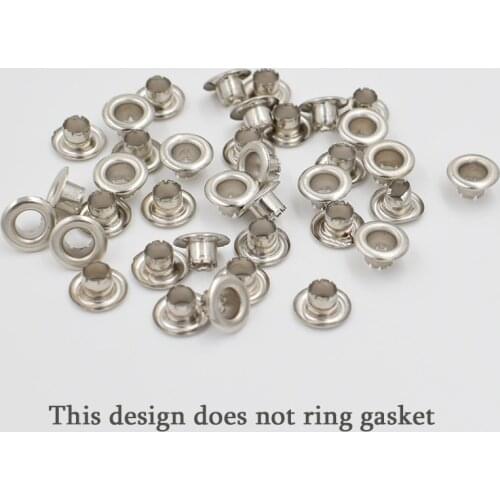 500 pieces/lot) Inner diameter:5mm Metal eyelets. corn.Cracking the tail design. Clothing & Accessories. Bags decorative holes