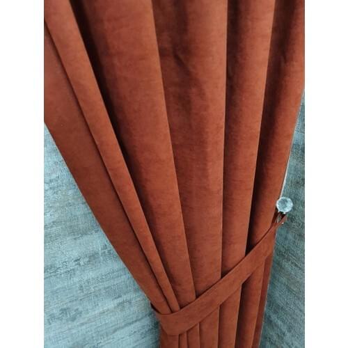 Bbb Honeycomb Velvet Textured Background Curtain 2 Pcs 80 X260 Size 1x2,5 Pleated