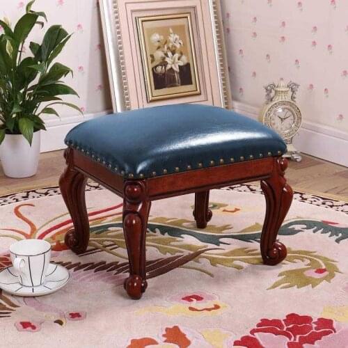 Sofa Vestidor Tabure Nordic Furniture Vanity Chair Chambre Pouf Rangement Madera Cover Poef Tabouret Taburete Ottoman Foot Stool