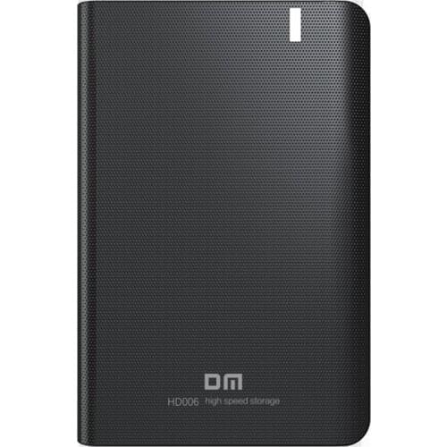 DM HD006 2.5 inch SATA External HDD Enclosure Hard Drive Case Micro B Port SSD Box for Windows7/ 8/10/Mac Os/Linux 120x80x13.5mm