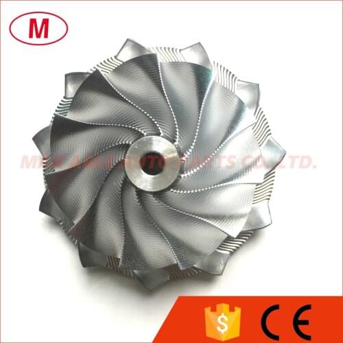 GT15-25 702549-0008HF V1 50.20/65.00mm 11+0 blades Turbo Billet Compressor wheel/Aluminum2618/Point Milling comprssor wheel