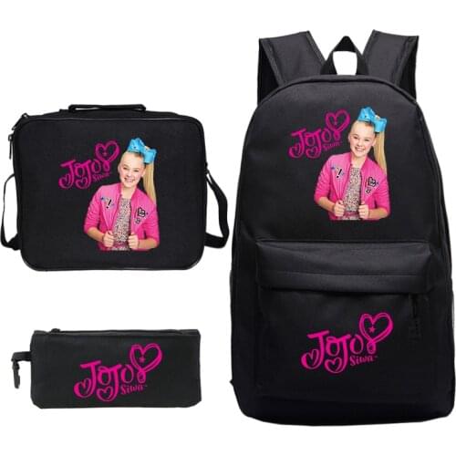 JOJO Printed Mochila Feminina Escolar New Kids Backpack Laptop travel Backpack School Bags for Teens Boys Girls Bagpack 3pcs/set