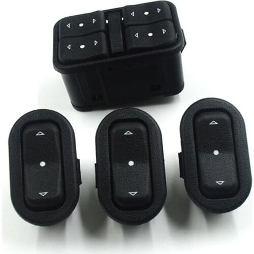4PCS POWER WINDOW MASTER CONTROL SWITCH CONSOLE For Vauxhall Opel Astra G Zafira A 1998 - 2005 # 90561086 6240106 90561388