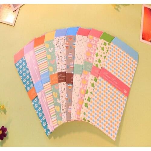 5pcs Korea Stationery Love Envelope School Students Business Office Envelope Multi-function Festival Invitation Paper Envelope