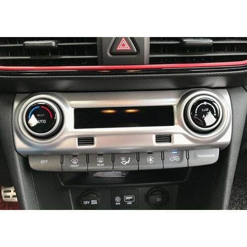Interior Console Air Condition Switch Button Cover For Hyundai Kona Encino 2018