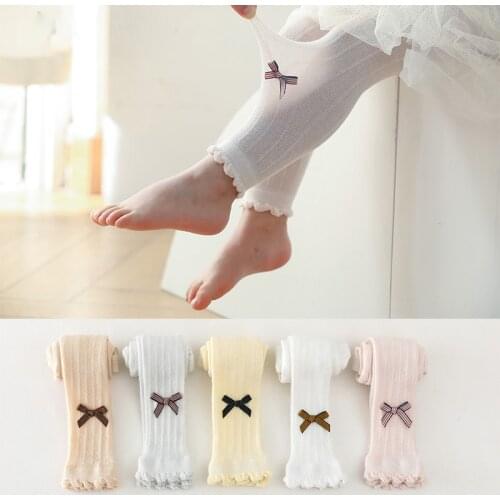 New Fashion Girls Leggings Children Kids Baby Toddler Thin Cute Casual Breathable Pants