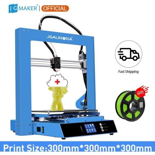 JGMAKER JGAURORA A1 3d Printer kit Full Color Touch Screen Large 3D Printing Size 300x300x300mm impresoras 3d