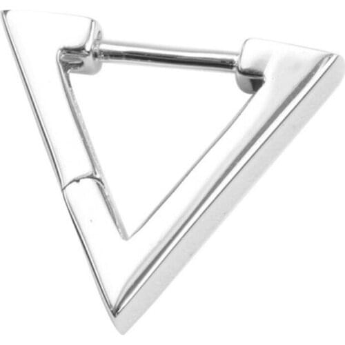 KOFSAC New Simple Geometric Triangular Earring Jewelry 925 Sterling Silver Earrings For Women Holiday Party Accessories Gifts