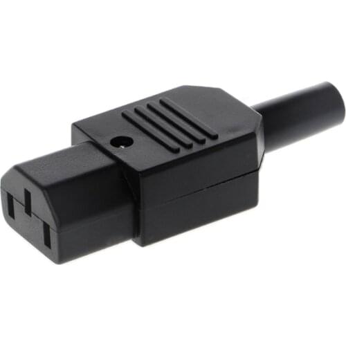 NEW IEC 320 C13 Female Plug Rewirable Power Connector 3 Pin Socket 10A /250V