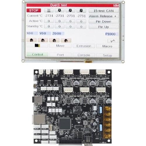 Upgrades Controller Board Clone Duet 3 6HC 7i Colour Touch Screen Advanced 32 Bits for 3D Printer Machine
