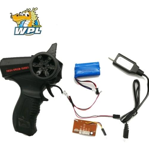 WPL B14K B24K B16K B36K C14 C24K Original Full Scale Remote Controlller KIT Version Universal 2.4G Receiver Lipo Battery Charger