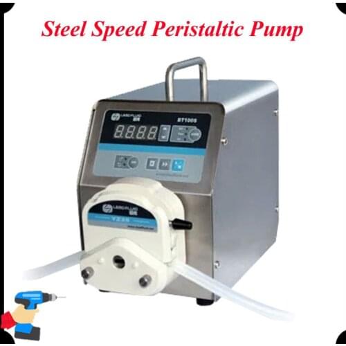 Variable Speed Peristaltic Pump Digital Display Controlling Low Flow Precise Dropping Variable Fluid Pumps BT100S-ZY15