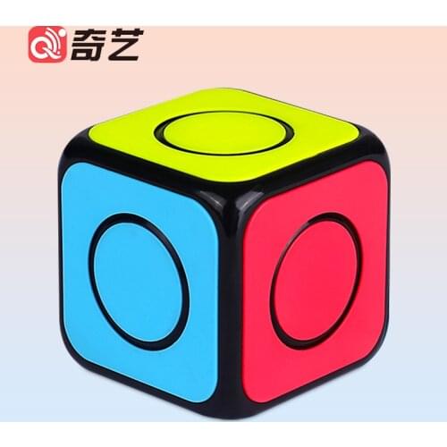 QiYi 1x1x1 Magic Cube Spinner Puzzle Speed Cube Stickerless Cubo Magico Hand Spinner Cubes Antistress Toys
