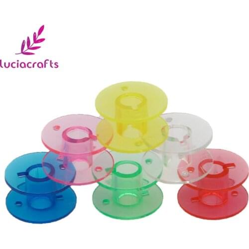 Multi colors options Plastic Bobbins Diy Sewing supplies 12pcs/lot J0202