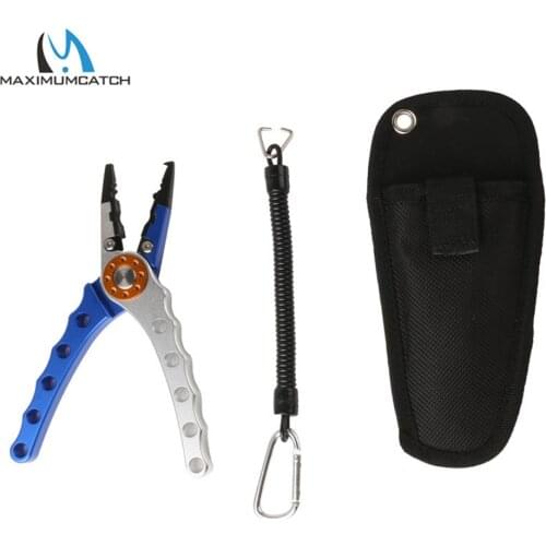 Maximumcatch Aluminum Fishing Pliers Hook Remove Fishing Line Cutter Fish Lip Grip Fishing Tool Accessory