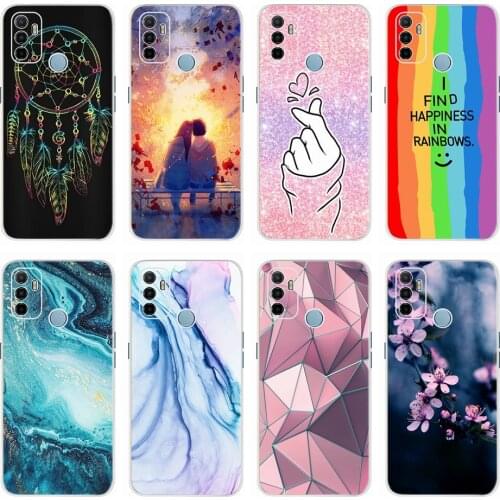 Silicone Case For OPPO A53 Coque Oppo A53S Transparent TPU Back Cover For Oppo A53 A53s A 53s CPH2127 CPH2139 Soft Phone Cases