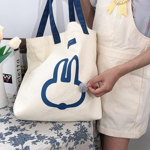 Women Handbag Korean School Simple Solid Color Casual Canvas Messenger Shoulder Bag Hot Sale Student Large Capacity Pocket Bags