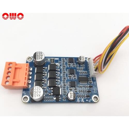 12-36VDC Original JUYI Tech JYQD-V8.3B bldc motor driver board with connector and wires for sensorless brushless DC motor