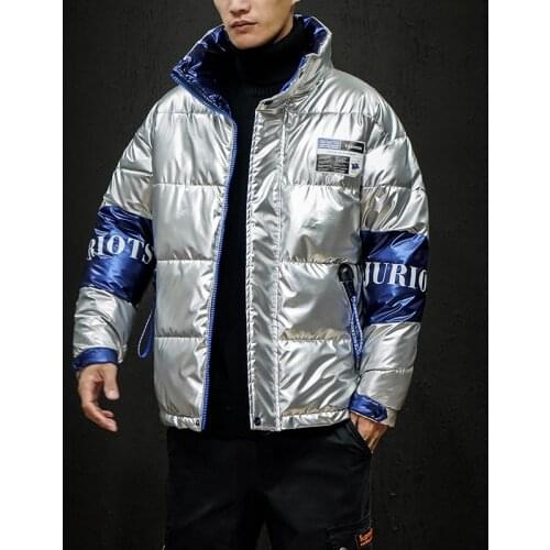 2020 Winter Thickened Loose Fashion Trend Thickens Casual Shine Loose Plus-size Mens Down Cotton Jacket Bread Homme Masculino