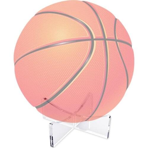 Acrylic Multi-function Display Stand Bowling Rugby Basketball Soccer Ball Bracket Holder Transparent Acrylic Rack Support Base