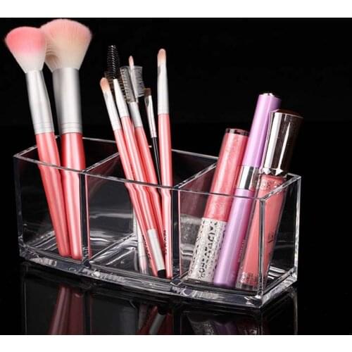 Acrylic Makeup Organizer Cosmetic Storage box Shelf Eyebrow Brush Display Storage Box Makeup Storage shelf Brush box