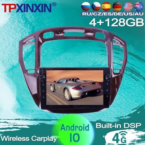 128G For Toyota Highlander 2002 2003 - 2008 Android Car Radio Tape Recorder video Multimedia Player GPS Navigation Vioce Control