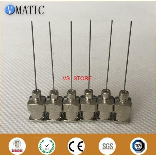 Free Shipping Non-Sterilized 12Pcs 1 Inch 27G High Quality Stainless Steel Glue Dispenser Needles