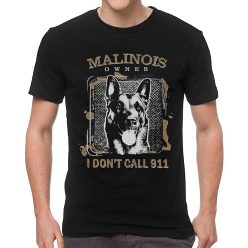 Mens Belgian Shepherd Malinois T-Shirt Fashion Mechelaar Dog Tshirt Short Sleeve Cool T Shirt Homme Cotton Tee Gift