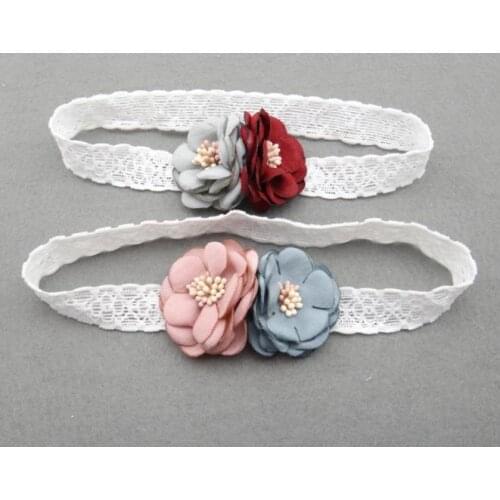 Dog bow tie sweet princess jewelry pet collar cat collar Teddy bear supplies Burning flower double flowers