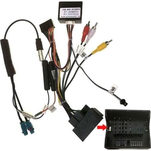 Joying Wiring Cable For Citroen C5 Canbus Adapter Harness Decoder