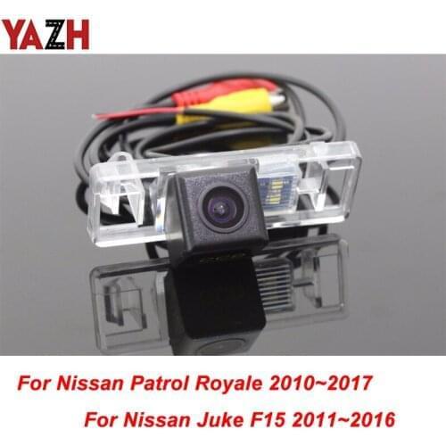 Auto Radio Parking Camera For Nissan Patrol Royale Juke F15 2010~2017 Rear View Camera HD CCD Night Vision Back up Reverse Cam