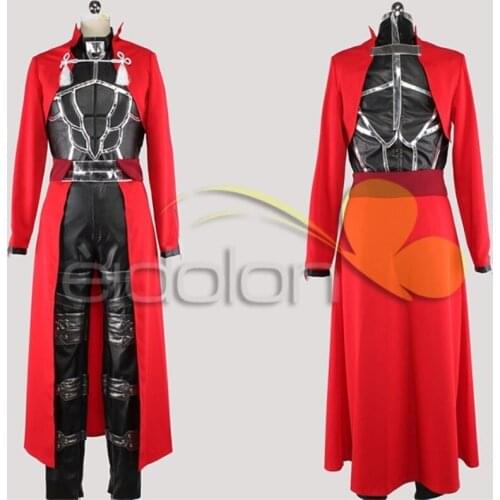 New Anime Fate Stay Night Archer Emiya Cosplay Costume Outfit Tops+Pants+Apron Halloween Costumes for Women/Men Custom Any Size