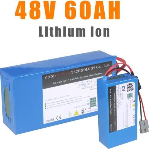 48V 60AH 100AH Lithium Battery Pack 48V 1000W 2000W 5000W Electric bicycle Scooter 48V E Bike battery
