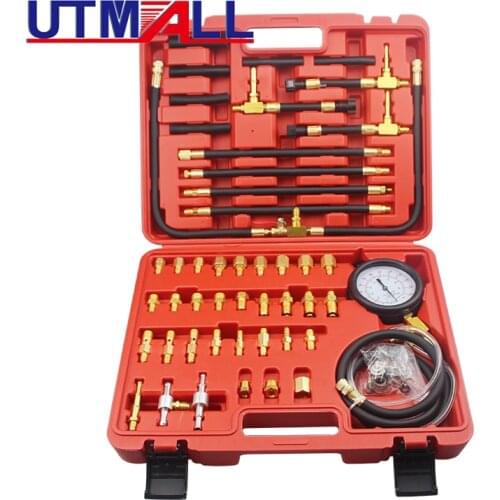 TU-443 Car Trucks Manometer Fuel Injection Pressure Tester Gauge Kit Fuel Flow 0-140 psi For Bosch CIS GMTBI System