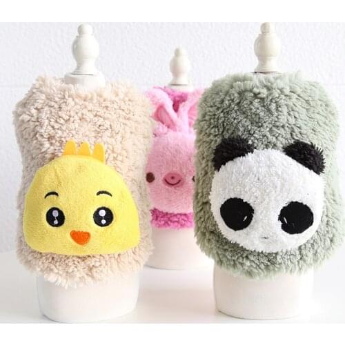 Cute Cat Dog Clothes Winter Vest Coat Pet Jacket Maltese Puppy Small Dog Outfit Chihuahua Bichon Teddy Suit Dropship Wholesale