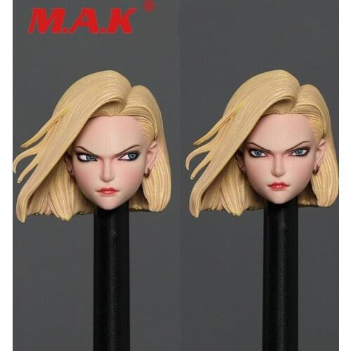 Iminitoys 1/6 Scale M003A /B Anime Girl Head Carving Model Fit 12'' Female Figure Body In Stock Items