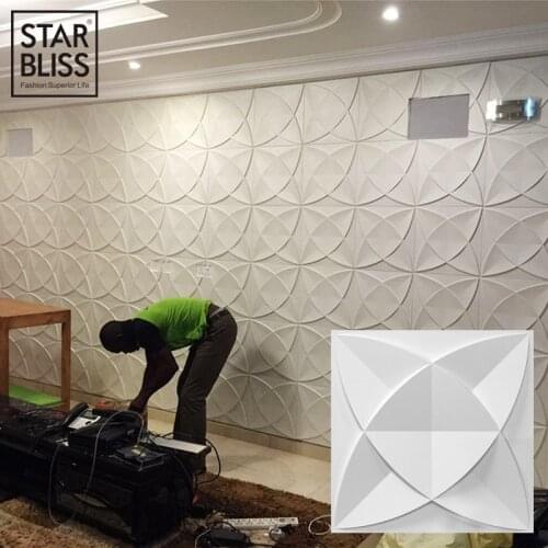 30x30cm 3D tile panel mold plaster wall 3D wall stickers living room 3D wallpaper mural bathroom kitchen accessories outdoor